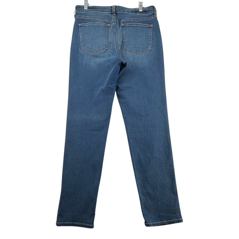 Spanx 5-Pocket Boyfriend Jeans Womens 29 Blue Medium Wash Straight Leg FD8115 - Picture 5 of 8